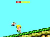une photo d'Ã©cran de Wonder Boy (Game Gear) sur Sega Game Gear